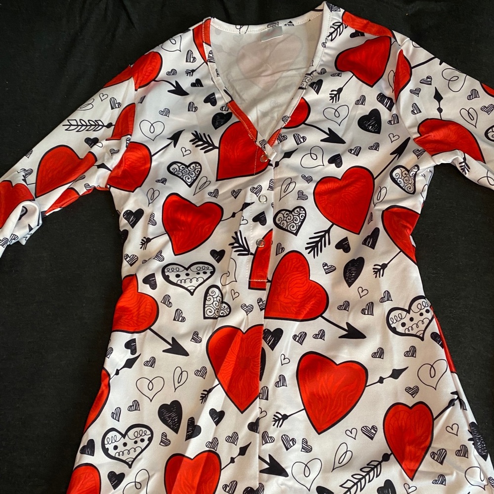 Valentines adult onesie